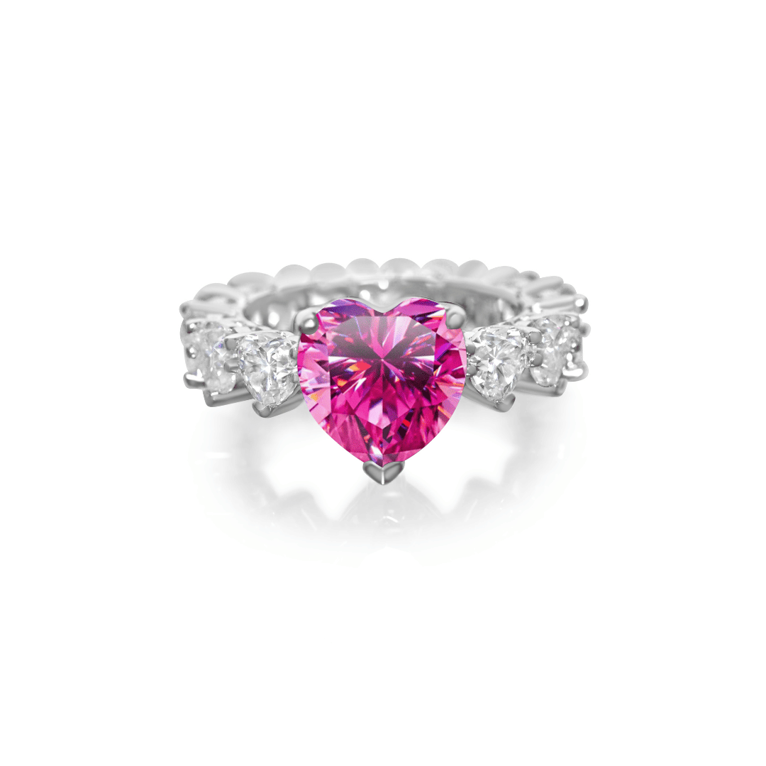 Pink moissanite deals