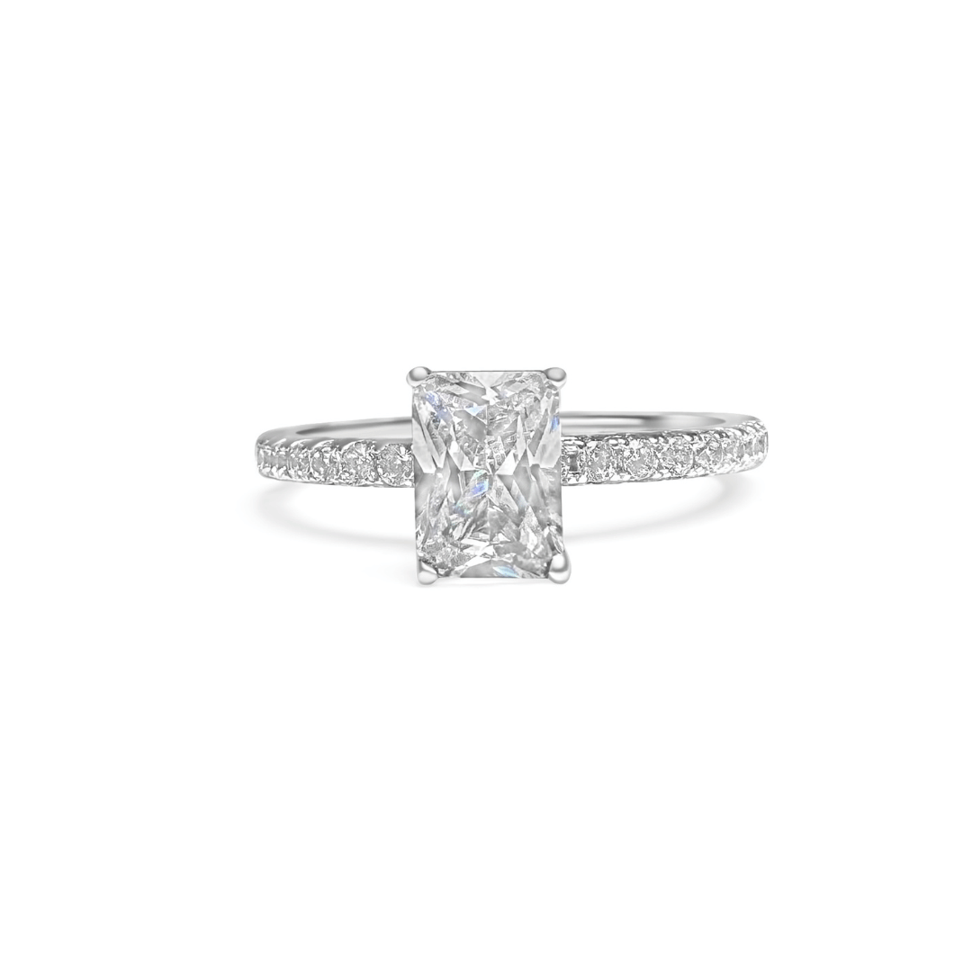 LOVE Word Promise Ring For Women - Genuine .925 Sterling Silver Band (Sizes 4-10)