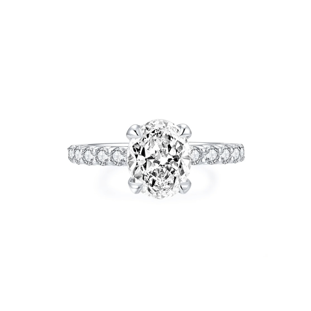 Oval cut promise rings deals